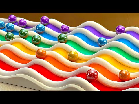 Somen Wiggle☆10 kinds of water slides! water sounds and asmr