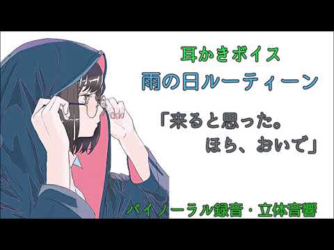 耳かきボイス　雨の日ルーティーン〈日本語Japanese　ASMR　男性向け〉