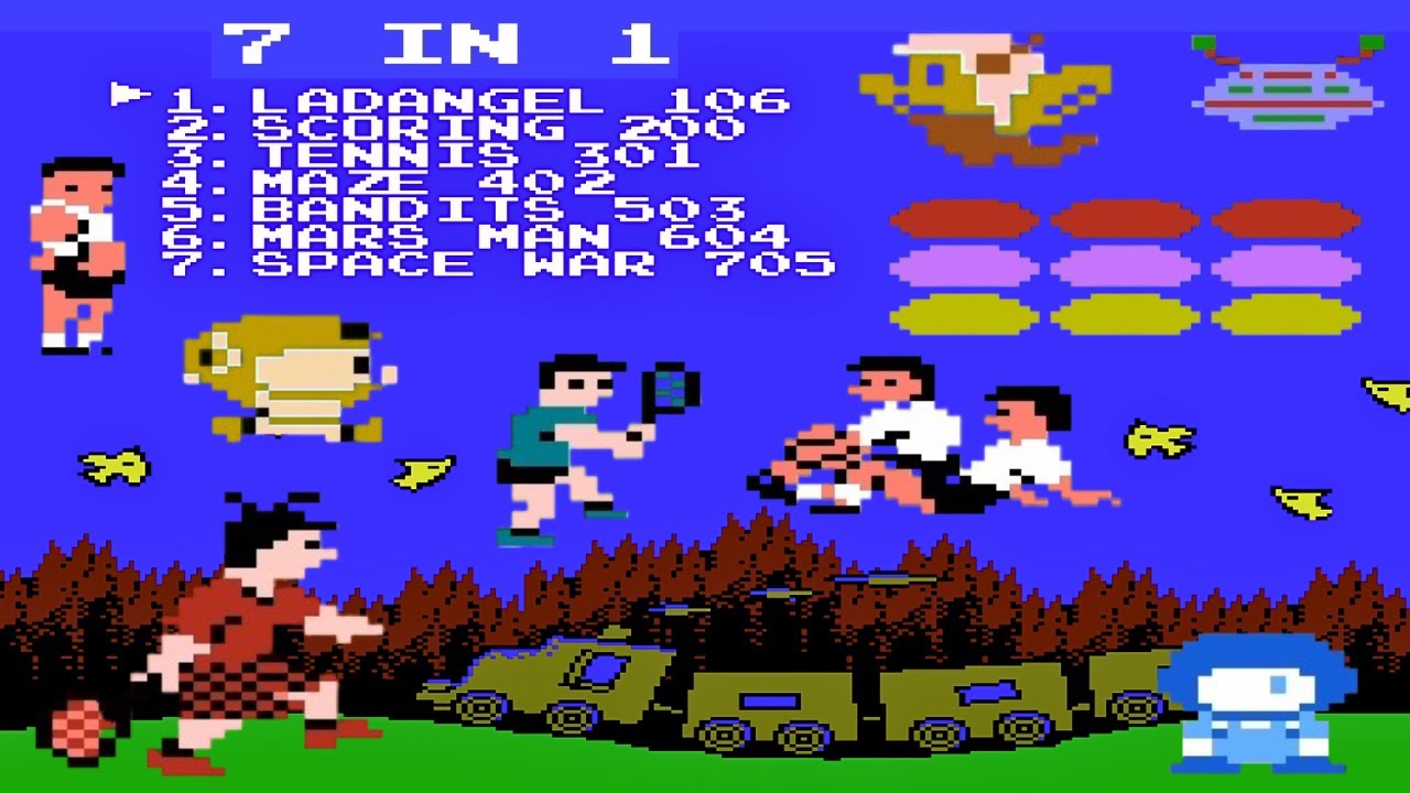 NES 7 in 1 Famicom Games Vol. 3 : Retro Gaming - YouTube