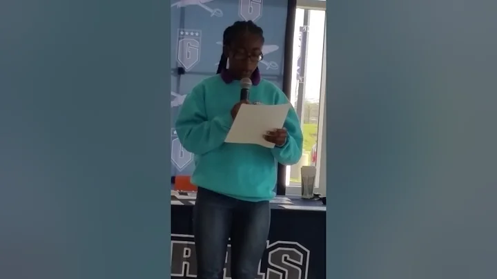 Alexis Malone morning speech 2017