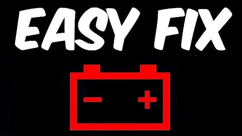 Battery Light Turns On While Driving — Simple Fix