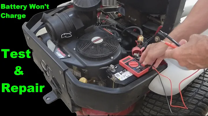 How to Test the Charging System on Small Engine Equipment - Battery not Charging Fix