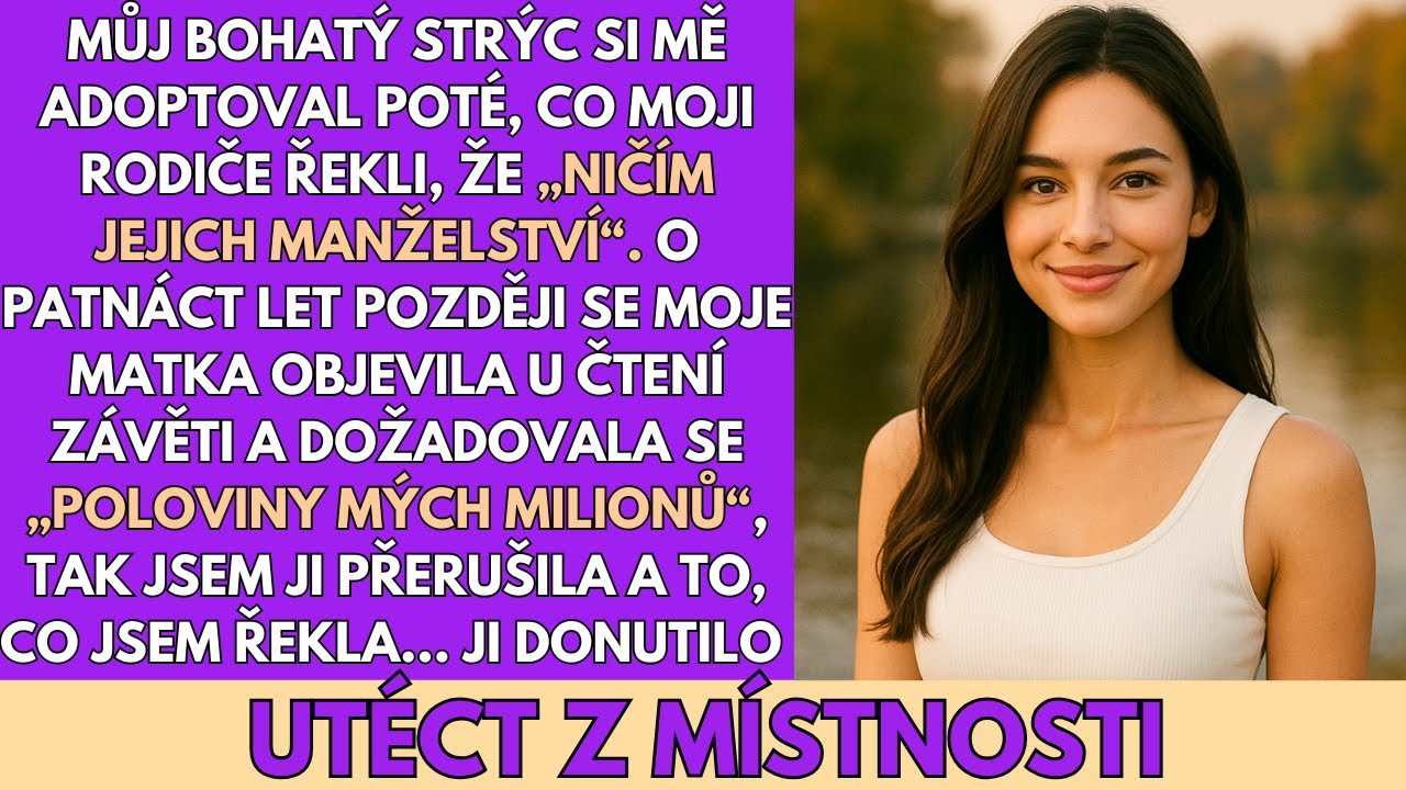 Můj Strýc Mě Vychoval Poté, Co Mě Rodiče Opustili. O 15 Let Později Se Vrátili A Požadovali...