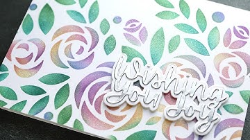 Multicolor Stencil Ink Blending with Kristina Werner