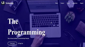 تصميم موقع ويب كامل عن طريق ال HTML و CSS و JavaScript