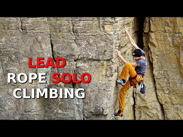 Lead Rope Solo Climbing Hessigheim Classics 22: Caligula 