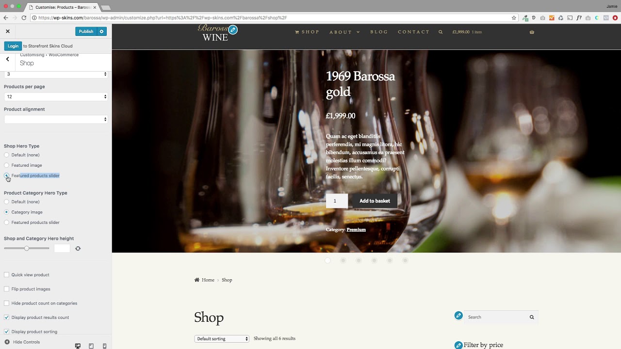 How to add an image or product slider to your WooCommerce Shop - YouTube