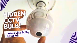 360 degree CCTV bulb | Unboxing & Review | Value for money | Sd Card slot | Remote Access screenshot 5