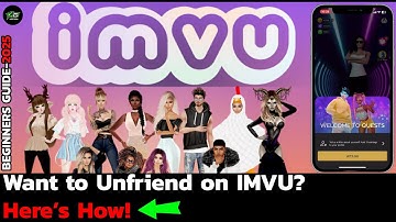 How to Unfriend Someone on IMVU (iPhone Tutorial)
