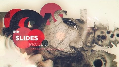 Ink Slides | After Effects Template | Video Displays