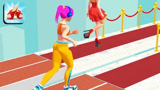 SHOE RACE 💃👠 Mobile Gameplay Walkthrough (Android, iOS) New Game Update Skills High Levels 2-3 screenshot 4