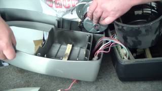 My Wertheim 4410 is making an odd sound, how do I change the motor?