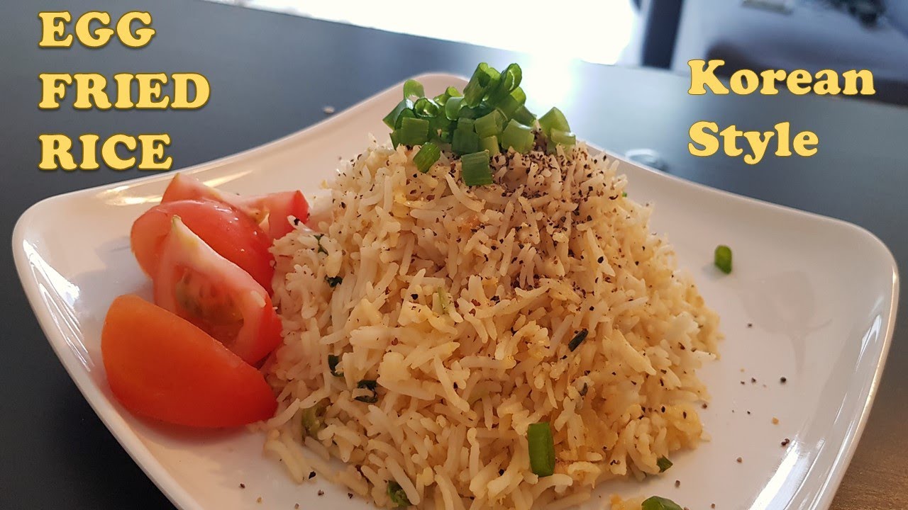  NASI  GORENG TELUR  ALA KOREA  EGG FRIED RICE KOREAN  