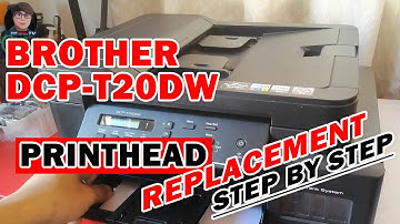 BROTHER T720DW PRINTHEAD REPLACEMENT | BROTHER UNABLE TO PRINT 48 | BAD PRINTOUT | SIR MELL TV