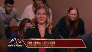 Justice For The People With Judge Milian - Mom Cheated & Sidewalk Car