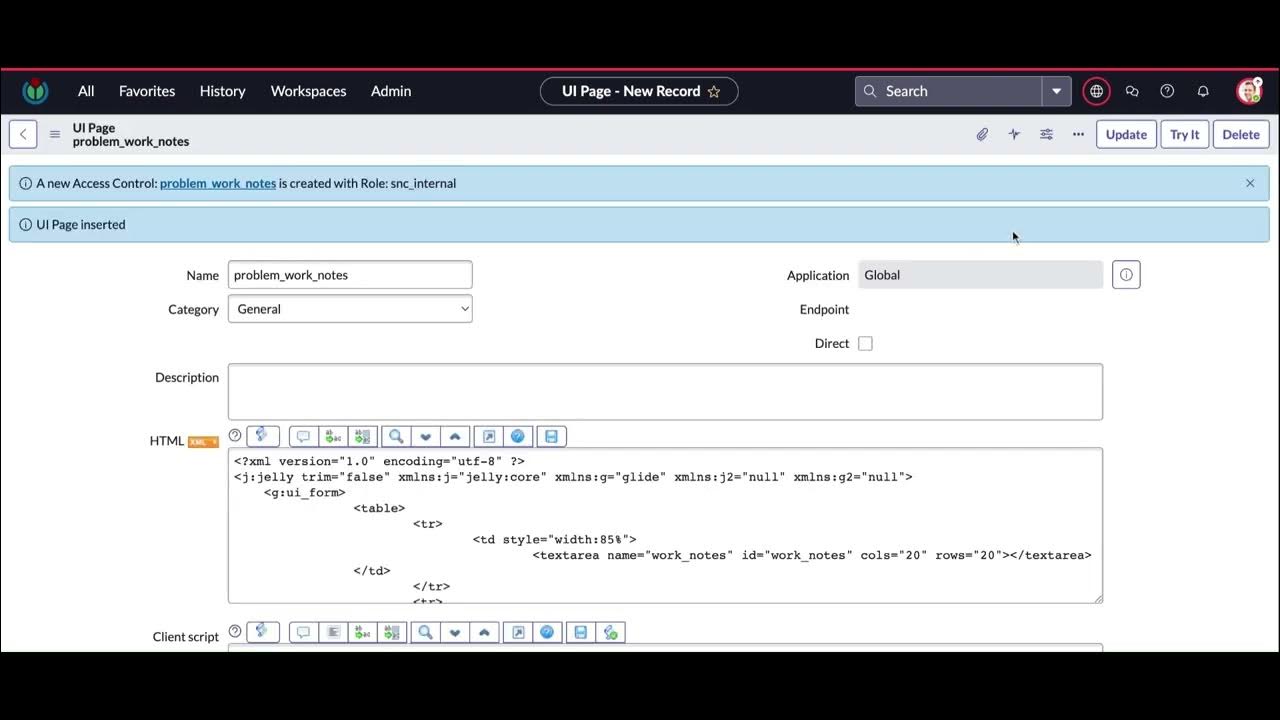 Modal Popup through UI Action | ServiceNow - YouTube