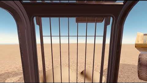 Backhoe VR Simulator with Realistic Sand Physics