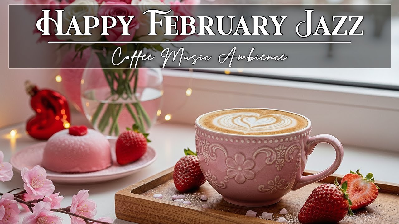 Happy February Jazz ~ Winter Morning Jazz Cafe & Delicate Bossa Nova Piano Music for Good Mood