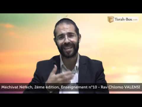 Rav Chlomo Valensi - Mechivat nefech  ( Le réconfort de L' âme ) " lecon num 7  - venez gouter !!