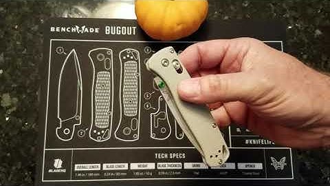 Benchmade Bugout BladeHQ Review 20CV / G-10 Snap Review