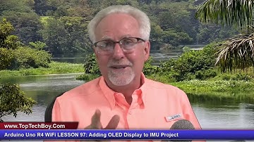 Arduino Uno R4 WiFi LESSON 97: Adding OLED Display to IMU Project