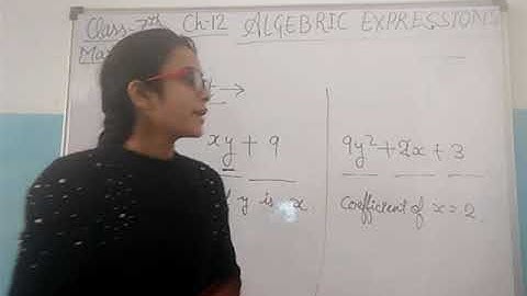 class 7th Maths chapter 12 algebraic expressions introduction