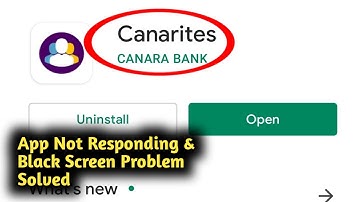 Fix Canarites App Not Responding and Black Screen Problem Solved