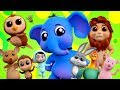 haiwan bunyi lagu | 3D lagu untuk kanak | Animals Sound Song | Farmees Malaysia | Muzik anak-anak