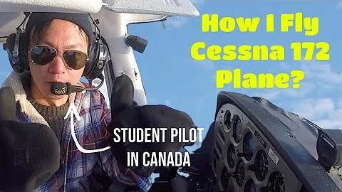 MY FIRST SOLO. FLYING CESSNA 172 with STUDENT PILOT TRIVIAS