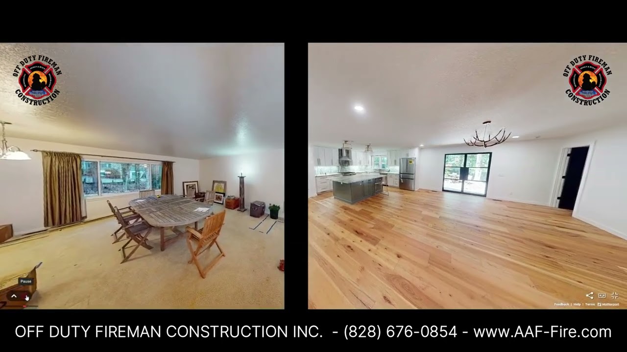 Classic Ranch Home Interior Remodel before and after video
