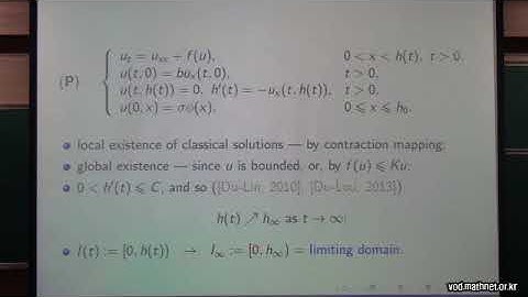 Influence of boundary conditions on the qualitative property of a reaction diffusion equation