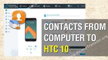 How to Import Contacts from vCard to HTC 10 Easily; VCF Contacts to HTC 10