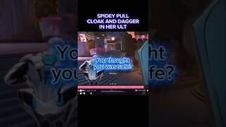 SPIDERMAN PULL CLOAK AND DAGGER IN HER ULTIMATE | Marvel Rivals #shorts #marvelrivals