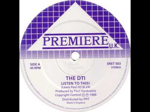 The DTI — The DTI ‎– The Sound Of Money