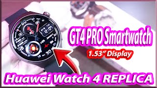 GT4 Pro Smartwatch Full Review || Latest Huawei Watch 4 Replica || Specs \& Features!