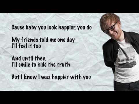 Ed Sheeran  Happier Lyrics