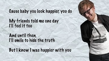 Download Ed Sheeran Happier Mp3 Free And Mp4