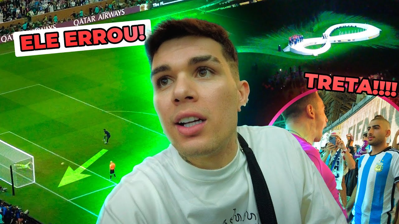 ELE TRETOU COM OS ARGENTINOS - FINAL DA COPA 2022