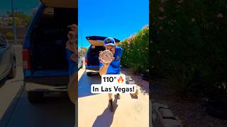 110° in Vegas and Im still outside #diy #heat #vegas