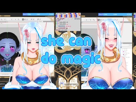 she can do magic