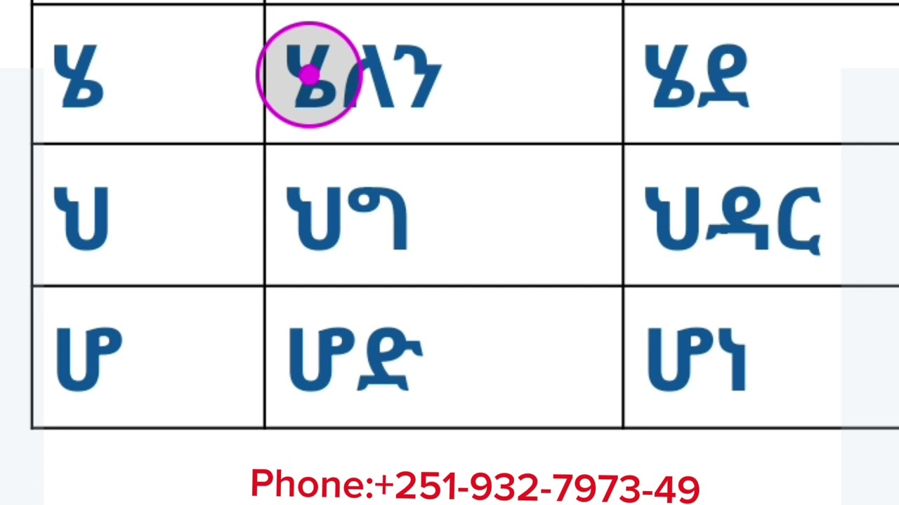 ።የአማርኛ ቃላት ምስረታ ለጀማሪዎች #አማርኛ #ቃላት #ፊደል
