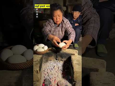 This is how Chinese people cook and eat eggs.😱😱 || #shorts #shortsfeed@LikeNastyaofficial
