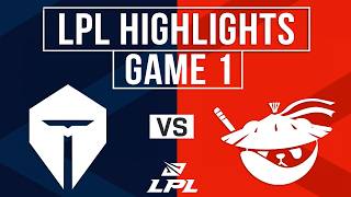 TES vs AL Highlights Game 1 | LPL 2026 Split 2 | Top Esports vs Anyone's Legend