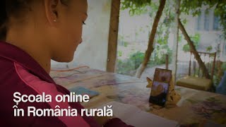 Online schooling in rural Romania