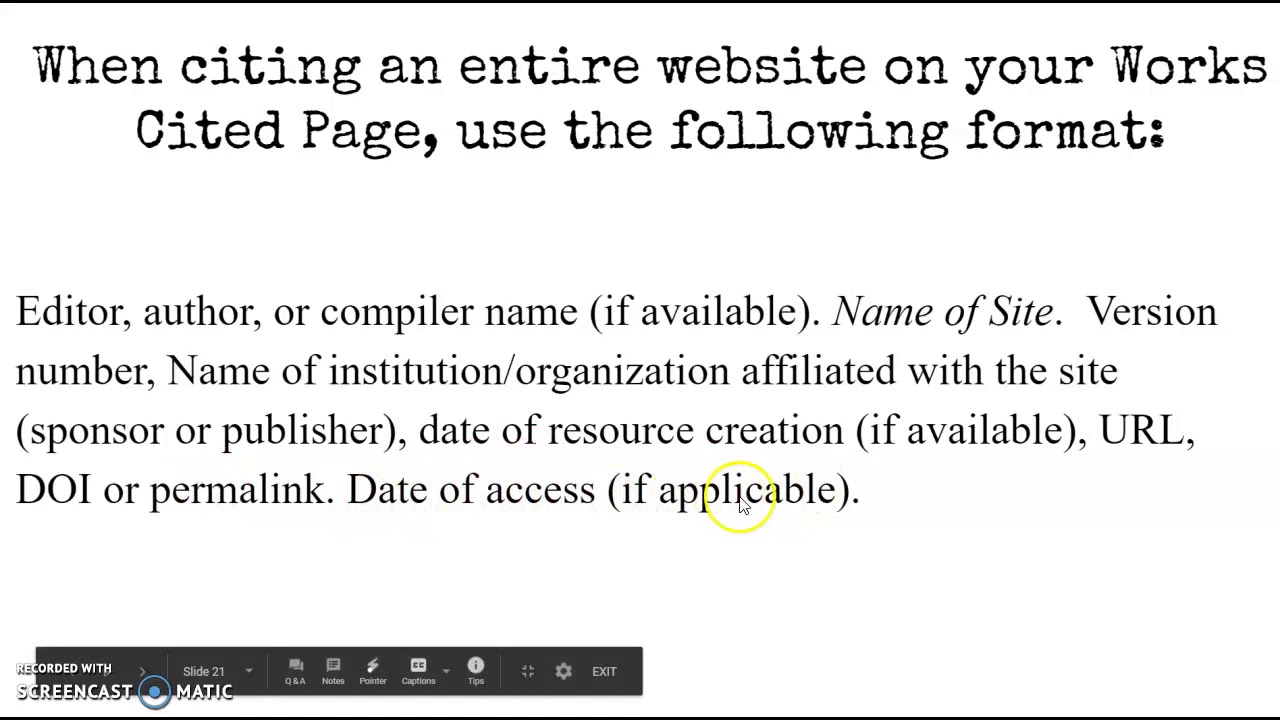 Eng100 MLA Crash Course Part 2