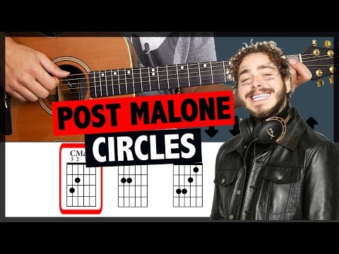 Circles Post Malone Guitar Tutorial (CHORDS)