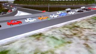 VISSIM Modeling for Improvement of Interstate 195 at Exit 12 and Faunce Corner Crossing - Video 1