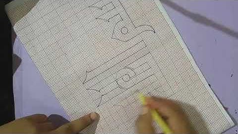 modern kufic بسم اللہ الرحمٰن الرحیم composition/easy calligraphy/modern/beginners