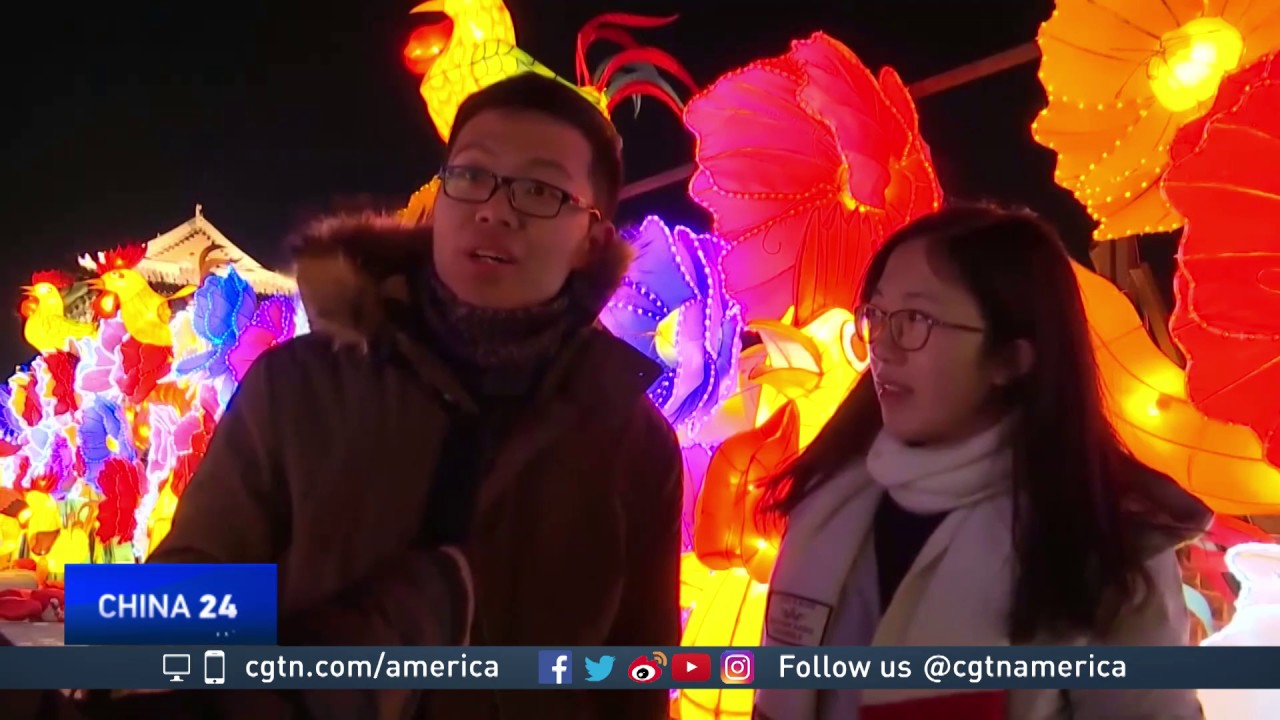 Lanterns light up across China, marking end of Spring Festival - YouTube