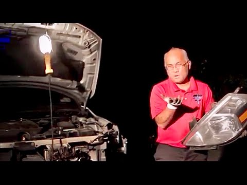 How to remove change replace HEADLIGHT BULB 2010 Nissan Versa (vlog 2019)